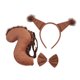 thumbnail image 2 of Kit de disfraz de cola de animal para cosplay, diadema para fiestas temáticas de animales, fiestas, decoración café, 2 of 8