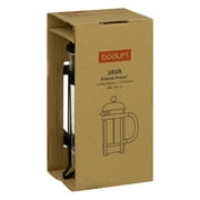 BODUM Java French Press Coffee Maker with Borosilicate Glass Carafe, 34 Ounce, Black