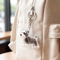 thumbnail image 4 of Orangide Pet Hair Keychain Dog Memorial Keepsake Clear Puppy Shaped Capsule Container for Fur Storage Pendant Gift for Dog Lovers, 4 of 9