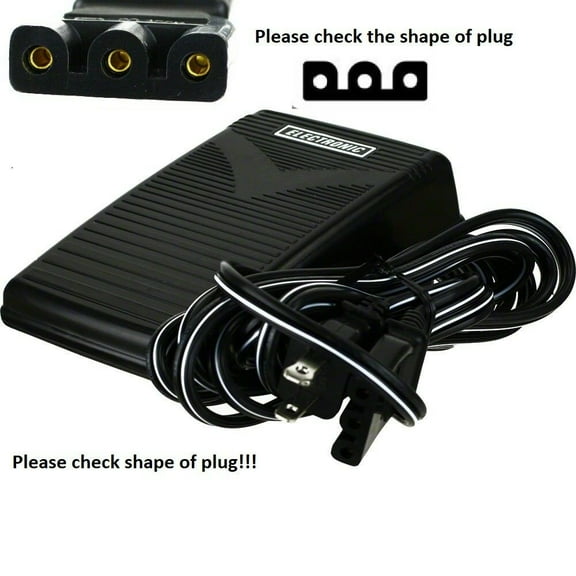Foot Control Pedal Fits Singer Simple 2263, 3116, 3221, 3232 Heavy Duty 4423, 4432, 4452, 5532, 44S, 5511, 5523, 8770