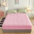 thumbnail image 1 of RKSTN bed sheets Fitted Sheet Protective Cover For Bed Mattress Pocket Fitted Sheet Winter Warm Breathable Non Slip For Skin Care Bed Sheet Cotton Quilted Fitted Sheet, 1 of 6