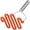 Orange, variant on Scratch-resistant silicone potato mash maker, kitchen tool, stainless steel outer layer wrapped in high-quality silicone.