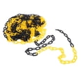 thumbnail image 5 of Cadena de tráfico Cono Poste Control Barrera de seguridad Plástico PVC para construcciones Hogar Carretera Entrada Estacionamiento Uso 8 mm 25 metros Negro y amarillo, 5 of 5