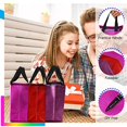 thumbnail image 6 of 0 Pcs Reusable Gift Bags Set Glossy Grocery Gift Tote with Handle for Weddg Mothers Day Sprg Event Graduation, 6 of 7