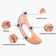 thumbnail image 5 of Pisexur Belleza Maquillaje Herramienta de masaje de madera, paletas para rostro, hombros, brazos, esculpidor, tabla de raspado, tabla de acupuntura para masaje de meridianopara mujeres y hombres, 5 of 9