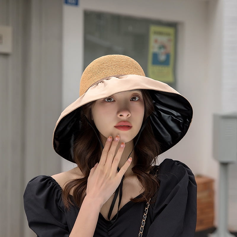 Hand Woven Hat Sunshade Sun Protection 