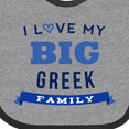 thumbnail image 4 of Inktastic Greek Family Pride Heritage Boys or Girls Baby Bib, 4 of 4