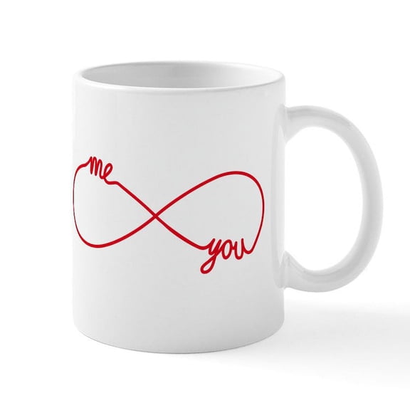 CafePress - You And Me Together Forever Mugs - 11 oz Ceramic Mug - Novelty Coffee Tea Cup