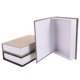 thumbnail image 3 of 3pcs Fake Book Faux Book Shaped Box Linen Book Model Bookshelf Book Shaped Container, 3 of 4