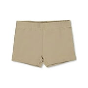 French Toast Big Girls’ Bike Shorts (Sizes 7 – 20) Color: khaki Size: 4t