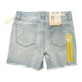thumbnail image 2 of Seven7 Women's Comfortable Midrise 5" Fray Hem Denim Weekend Short (Lost, 12), 2 of 2