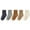 Multicolor, variant on MXIEZI 5 Pairs Kids Toddler Cotton Crew Socks Athletic Socks for 1-12Y