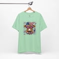 thumbnail image 4 of Western America Highland Cow 4th of July Tee, Independence Day T-shirts,, 4 of 5