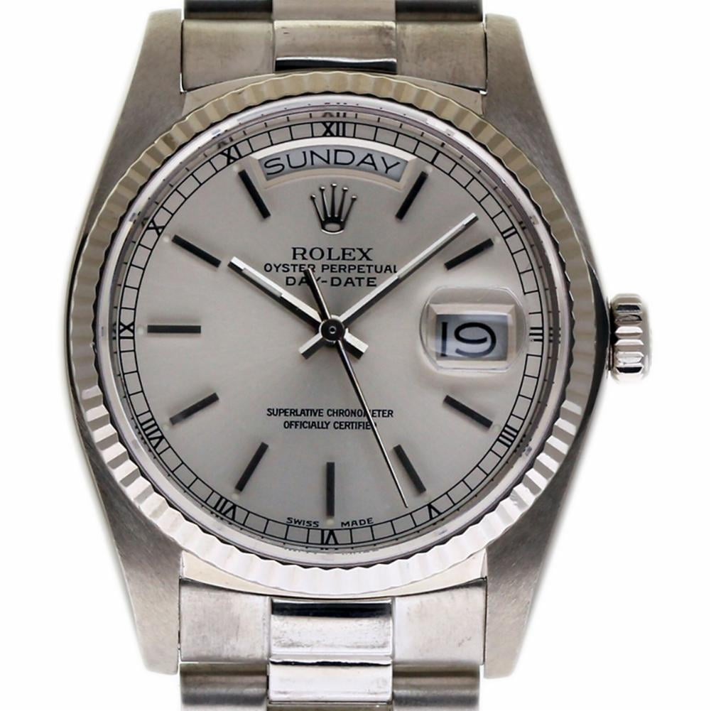Certified Rolex Day-date Auto Gold Mens 