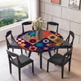 thumbnail image 1 of serony Élastique Bordé Imperméable Dos Housse polyester Nappes Table Housse Table Nappes Style Imperméable Couverture J 1.2M, 1 of 9
