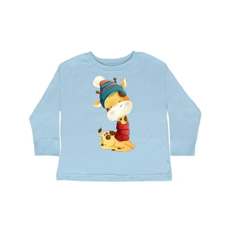 

Inktastic Cute Giraffe Gift Toddler Boy or Toddler Girl Long Sleeve T-Shirt