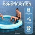 thumbnail image 6 of SOLSTICE Circular Inflatable Mesh Dock Platform for Pool, 8', 6 of 7