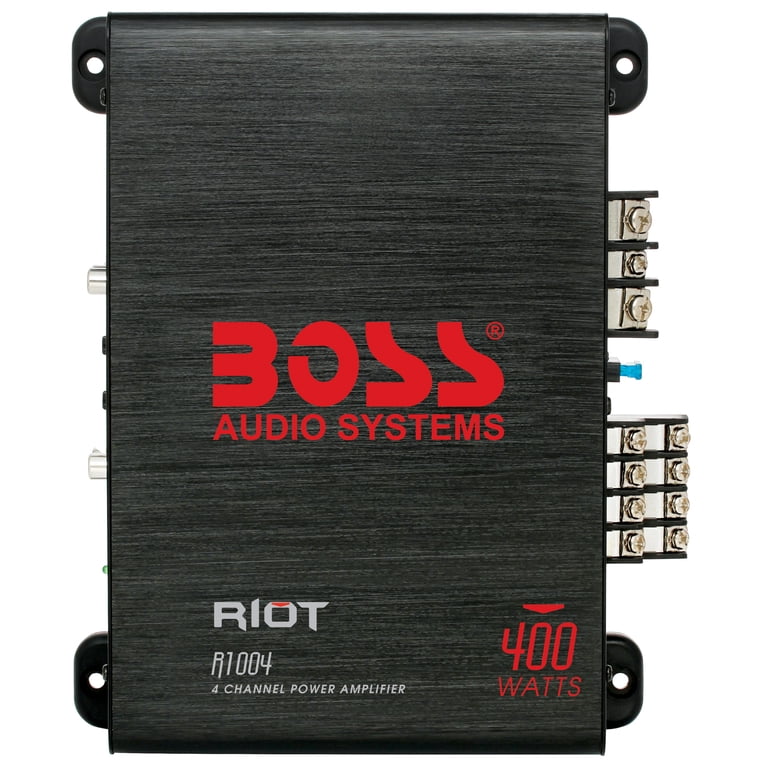 Free Shipping! Boss Audio Systems R1004 Riot Series 4 Channel Car