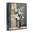 thumbnail image 4 of Stupell Industries Neutral Floral Vase Botanical & Floral Painting Black Framed Art Print Wall Art, 16 x 20, 4 of 10