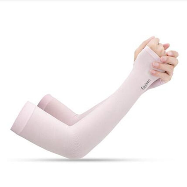 Protection UV Couverture de Bras de Refroidissement pour les Femmes et les Hommes, Couverture de Manches de Soleil avec Trou pour le Pouce pour le Vélo, la Conduite, la Pêche, le Golf, la Randonnée Couverture de Bras de Refroidissement pour les Femmes et les Hommes