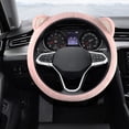 thumbnail image 3 of erfcxs Steering Wheel Cover Steering Wheel Cover Winter Warm Steering Wheel Protective Cover With Cat Ears Are 39 Cm /15.3 Inches In Size, 3 of 3
