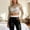 Gold, variant on Womens Sheer Mesh Top with Beaded Embellishment Long Sleeve Pearl Mesh Blouse Elegant See Through Layering Shirt for Fashionable Ladies
