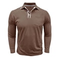 thumbnail image 4 of pstuiky camisas de hombre de manga larga, Cárdigan informal de manga larga con botones y bolsillo para hombre Tops casuales para hombres s, 4 of 7