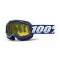 thumbnail image 1 of 100% Accuri 2 Snowmobile Anti-Fog Goggles - Powersport Racing Protective Eyewear (BLUE - Yellow Vented Dual Lens), 1 of 1