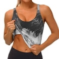 thumbnail image 3 of KLL Heroic Lion Encounter for Workout Tank Tops for Women,U Back Fitness Top Built in Shelf Bras Padded Fit for Yoga Gym-Medium, 3 of 8
