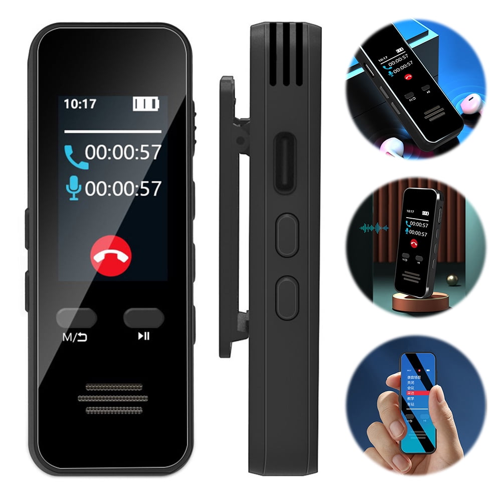 Yucurem Digital Audio Voice Recorder Bluetooth-compatible Voice Activated (128GB)