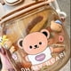 thumbnail image 4 of 1310ml Big Belly Cup Botella de agua Kawaii de paja de gran capacidad para té de jugo de leche JShteea El nuevo, 4 of 9