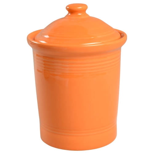 Open Box Fiesta Small Kitchen Canister/Jam Jar 1 Quart - Tangerine Orange