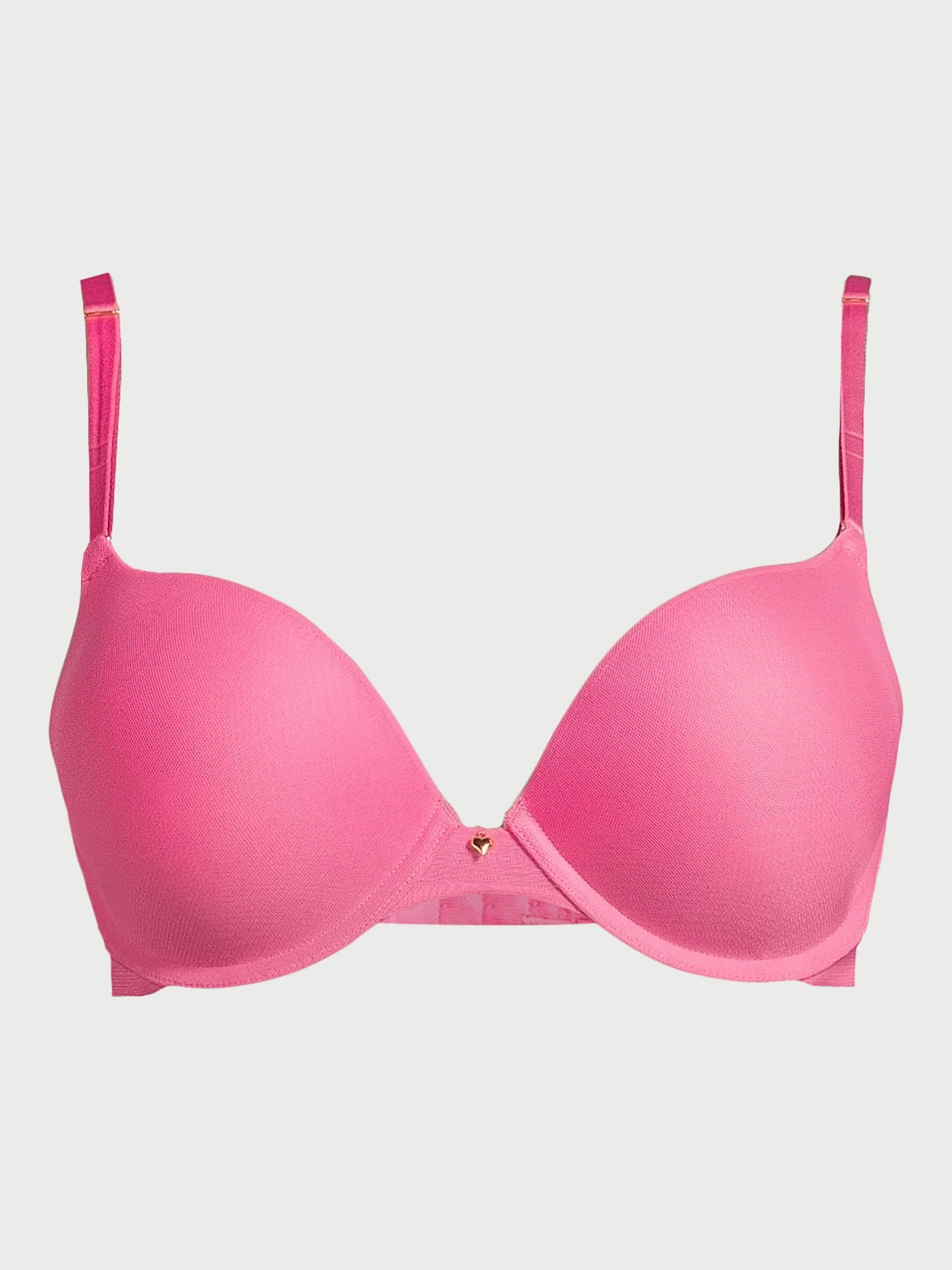 Joyspun Women's Sheer Mesh Add Two Sizes Push Up Bra, Sizes 32A to 38C, JS832