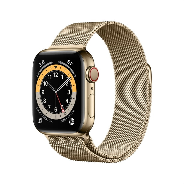 Apple Watch Series 6 GPS + Cellular, 40mm Gold Stainless Steel Case