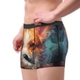 thumbnail image 3 of Rateoe Cartoon Pattern Corgi Mens Boxer Briefs Poly Spandex Performance Boxer Briefs Underwear Hem Boxer Briefs - X-Large, 3 of 8