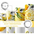 thumbnail image 6 of Yellow Lemons Blackout Curtains for Bedroom/Living Room, Thermal Insulated Kitchen Curtains, Summer Fruits Leaves Pastoral Botanical Grommet Darkening Window Treatment Drapes 52"x84"x2, 6 of 8