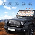 thumbnail image 5 of Kdxio Dinosaur Print Front Windshield Sun Shade,Folding Auto Sunshade for Car Truck SUV-, 5 of 7
