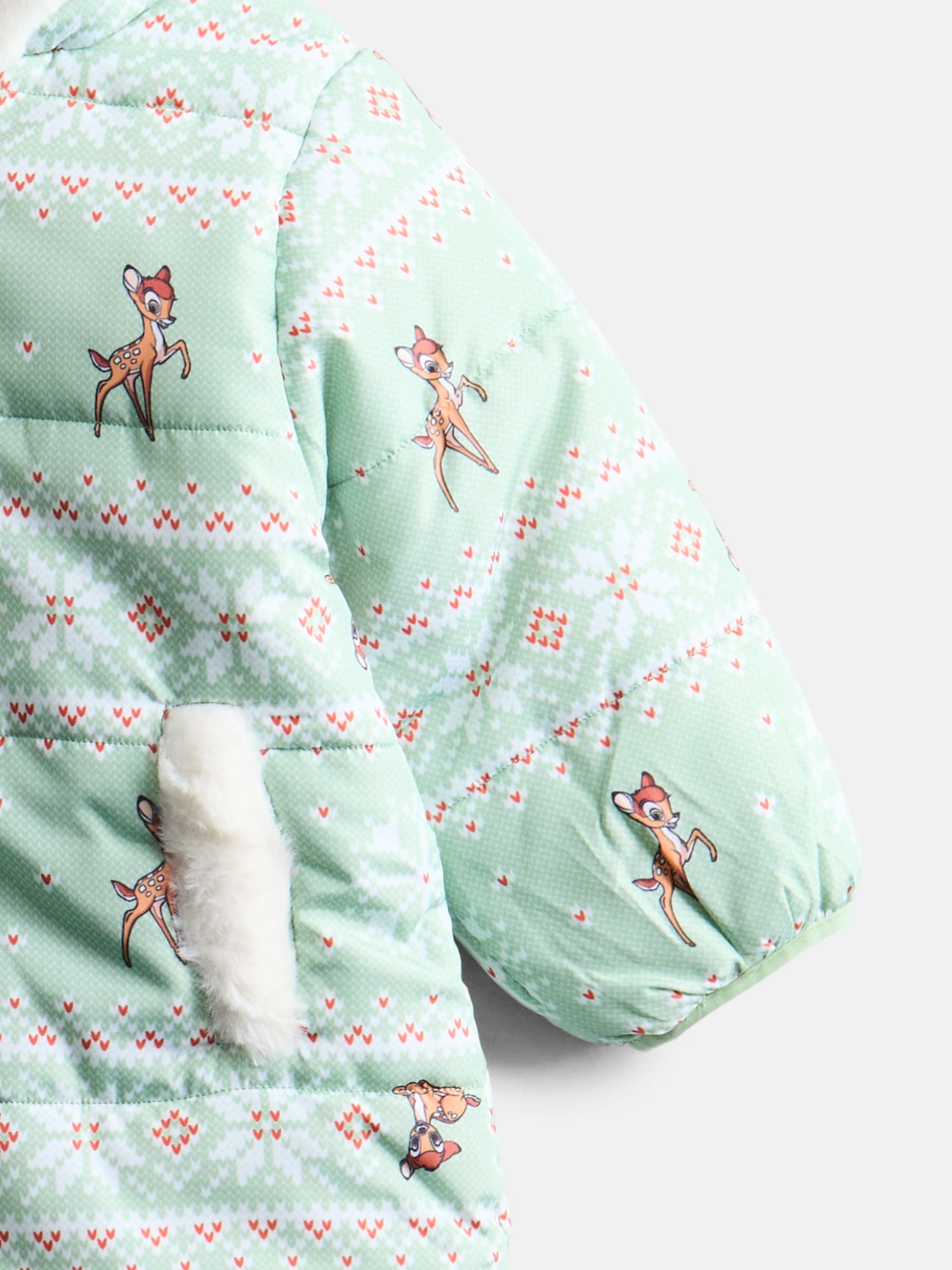 Disney Bambi Baby Boys Printed Pram with Hood, Size 0/3M-6/9M