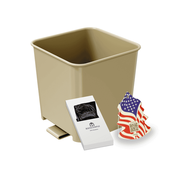 HAUSSIMPLE Car Trash Can Waterproof Leakproof Compact with Stability Clip 1-Pack Small