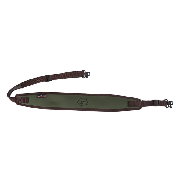 TOURBON Adjustable Sling for Hunting , Shoulder Strap with Swivels Nonslip Neoprene Range Green