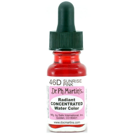 UPC: 0090385446104 | Dr. Ph. Martin s Radiant Concentrated Water Color  0.5 oz  Sunrise Pink (46D)