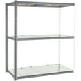 thumbnail image 3 of Global Industrial High Cap. Add-On Rack 72Wx24Dx60H 3 Levels Steel Deck 1000lb Per Level GRY, 3 of 3