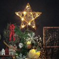 thumbnail image 3 of Adorno para árbol de Navidad con estrella de ratán, adorno para árbol de estrella natural, árbol de Navidad de 10 pulgadas y decoración de temporada navideña, adecuado para árbol de Navidad, 3 of 5