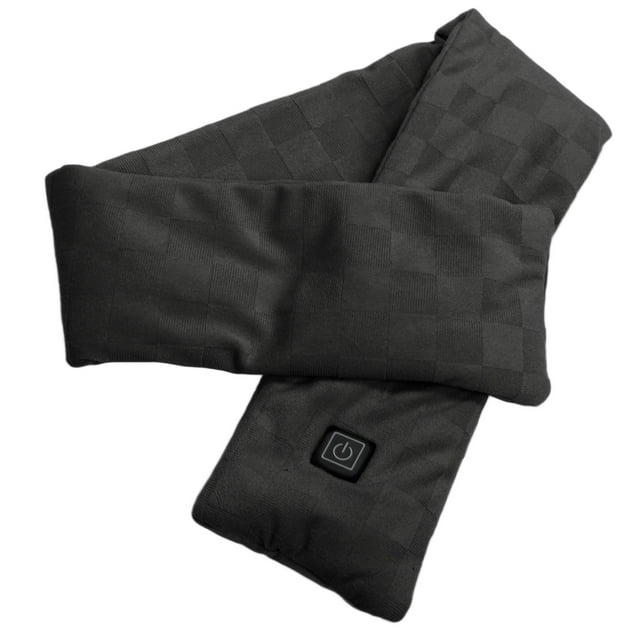 Foulard Chauffante Électrique pour Femmes Hommes Douce Lavable Foulard Chauffante Électrique Alimentée par USB 3 Températures Réglables Enveloppe de Cou pour Intérieur Extérieur