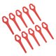thumbnail image 4 of Cuchillas para Cabezal de Cortacésped ANGGREK Cuchilla de plástico para Cortacésped 25 Piezas para Uso doméstico, 4 of 8