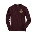 thumbnail image 2 of Blessed Girl Womens Long Sleeve T-Shirt Lantern, Maroon, SM, 2 of 6