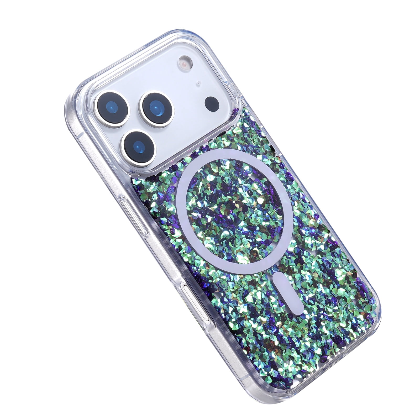 Magsafe Glitter Case for iPhone 17 Pro Max – Dark Blue