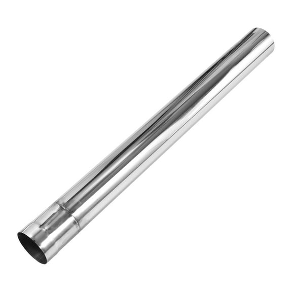 Straight Exhaust Pipe Tube Car Exhaust Pipe Mandrel Bend DIY Custom Tubing Pipe 4" OD 30" Length T304 Stainless Steel Silver Tone