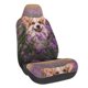 thumbnail image 1 of Fotbe Dog in Lavender Flowers Funda para Asiento de Auto con Estampado – Impermeable y Antisudor – Ajuste Universal, Lavable a Máquina, Antideslizante (1 Pieza), 1 of 5