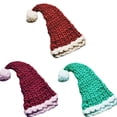 thumbnail image 2 of Gorro de punto de bola larga para mujer, gorro puntiagudo de invierno de Navidad de ganchillo informal para niña Methold JR0767-02, 2 of 7
